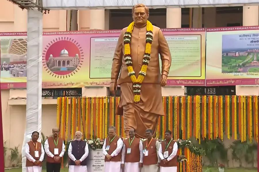PM Modi inaugurates Chhattisgarh’s new assembly, unveils Atal Bihari Vajpayee statue