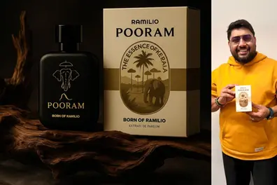 RJ Mithun Ramesh launches ‘POORAM’, a perfume inspired by Thrissur Pooram