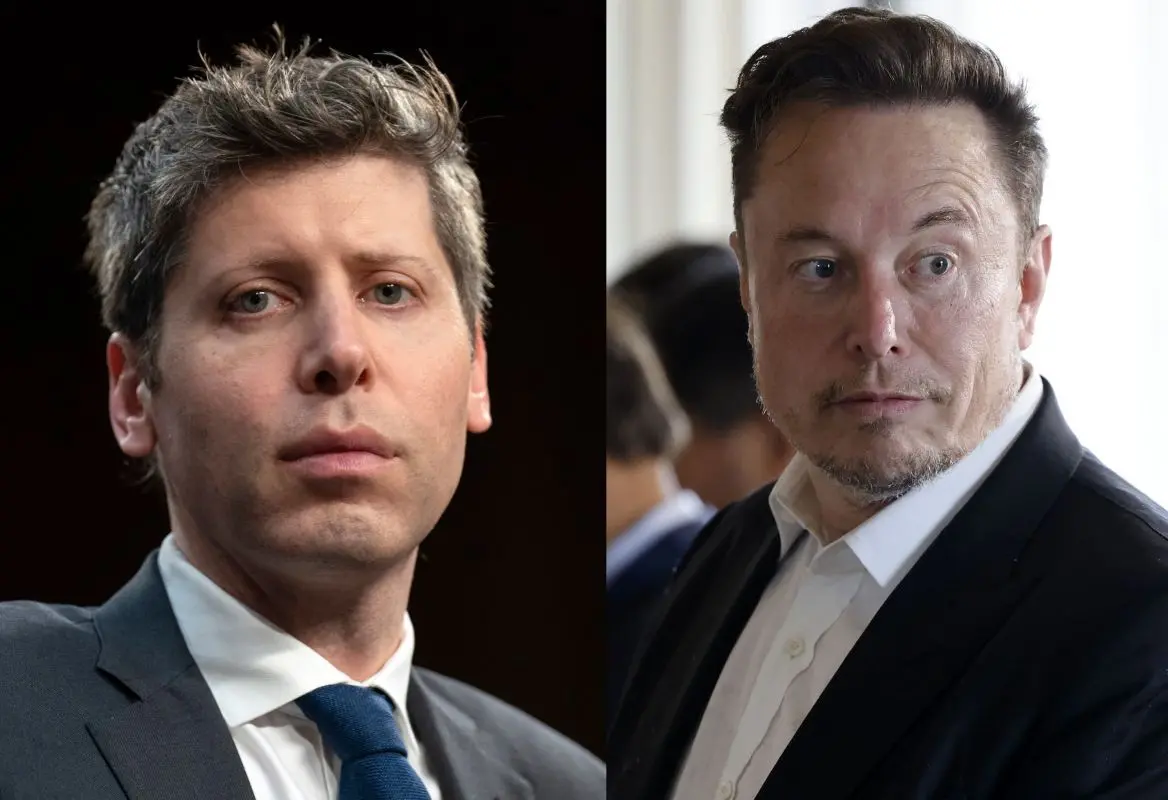 OpenAI CEO Sam Altman, xAI CEO Elon Musk | Photo: AP, AFP