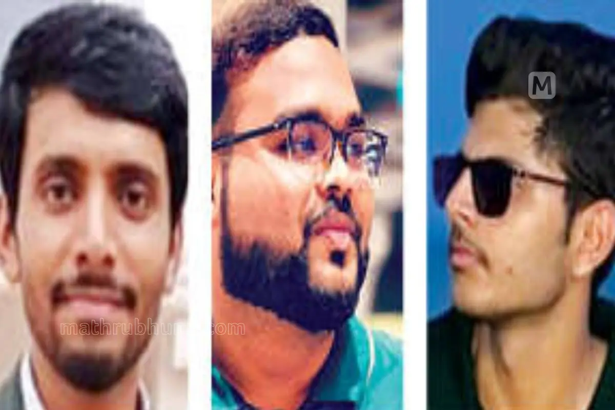 അഫ്‌നാൻ അഹമ്മദ്, മുഹമ്മദ് റഹാനുദ്ദീൻ, മുഹമ്മദ് അഫ്‌റോസ്