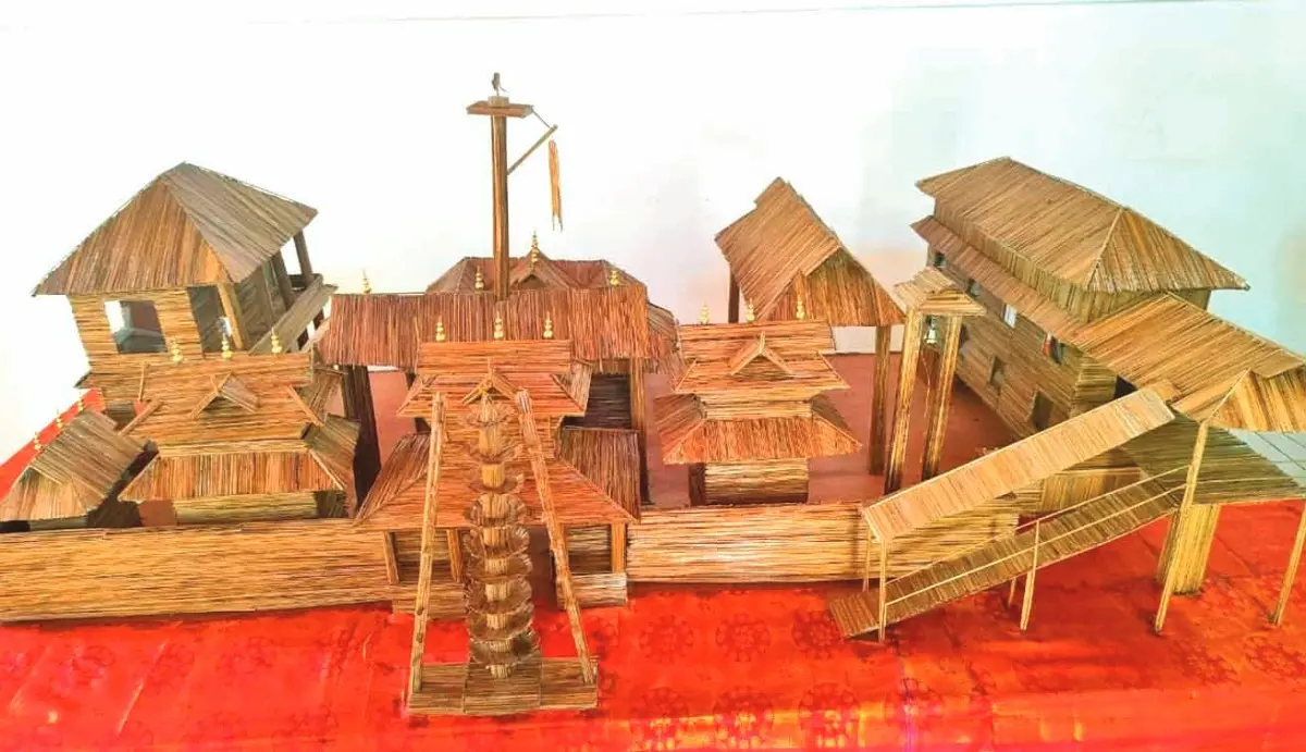 The model of Guruvayur Temple