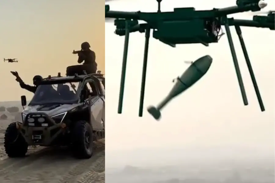 Screengrab from visuals shared by Indian Army