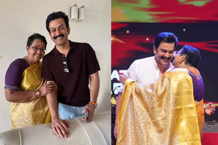 Mallika Sukumaran and Prithviraj