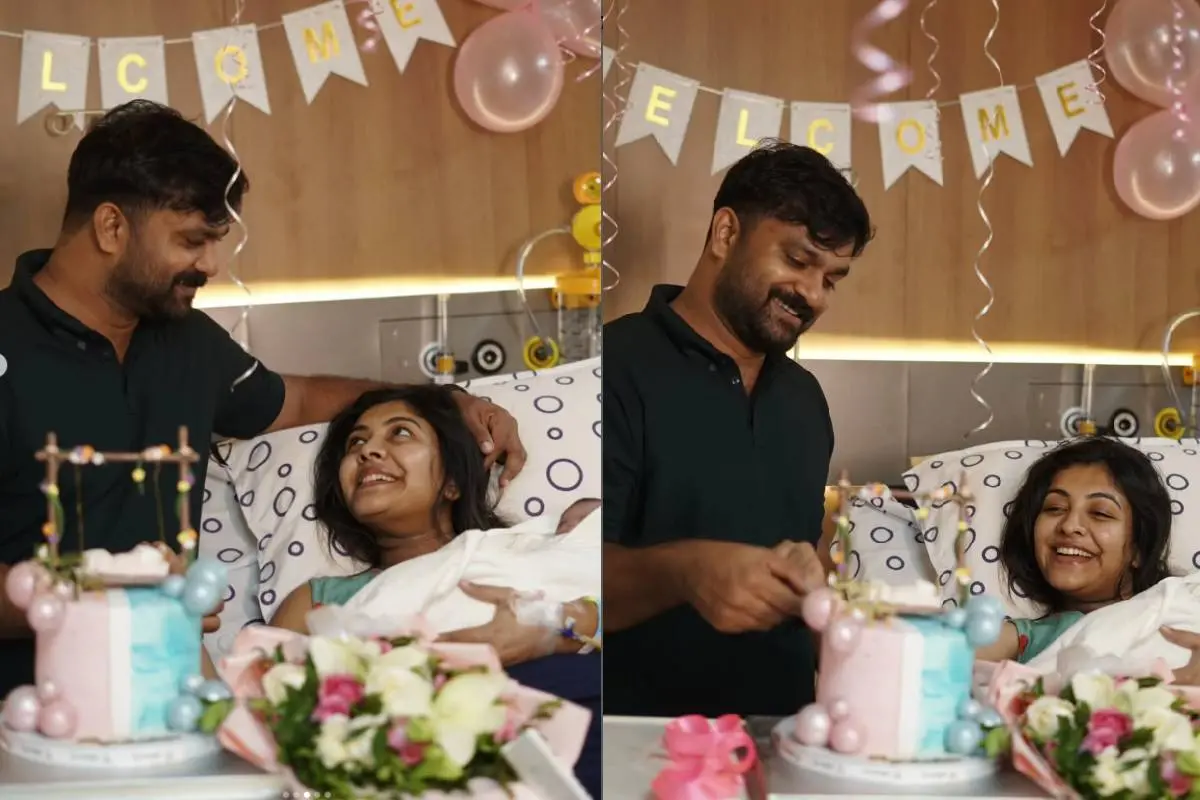 മകൾ ജനിച്ചതിന്റെ സന്തോഷമറിയിച്ച് ദുര്ഗ ഇൻസ്റ്റഗ്രാമില് പങ്കുവെച്ച ചിത്രം.|Photo: durgakrishnaartist