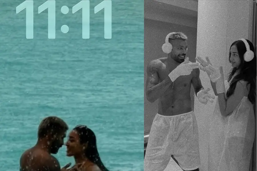Hardik Pandya and Mahieka Sharma