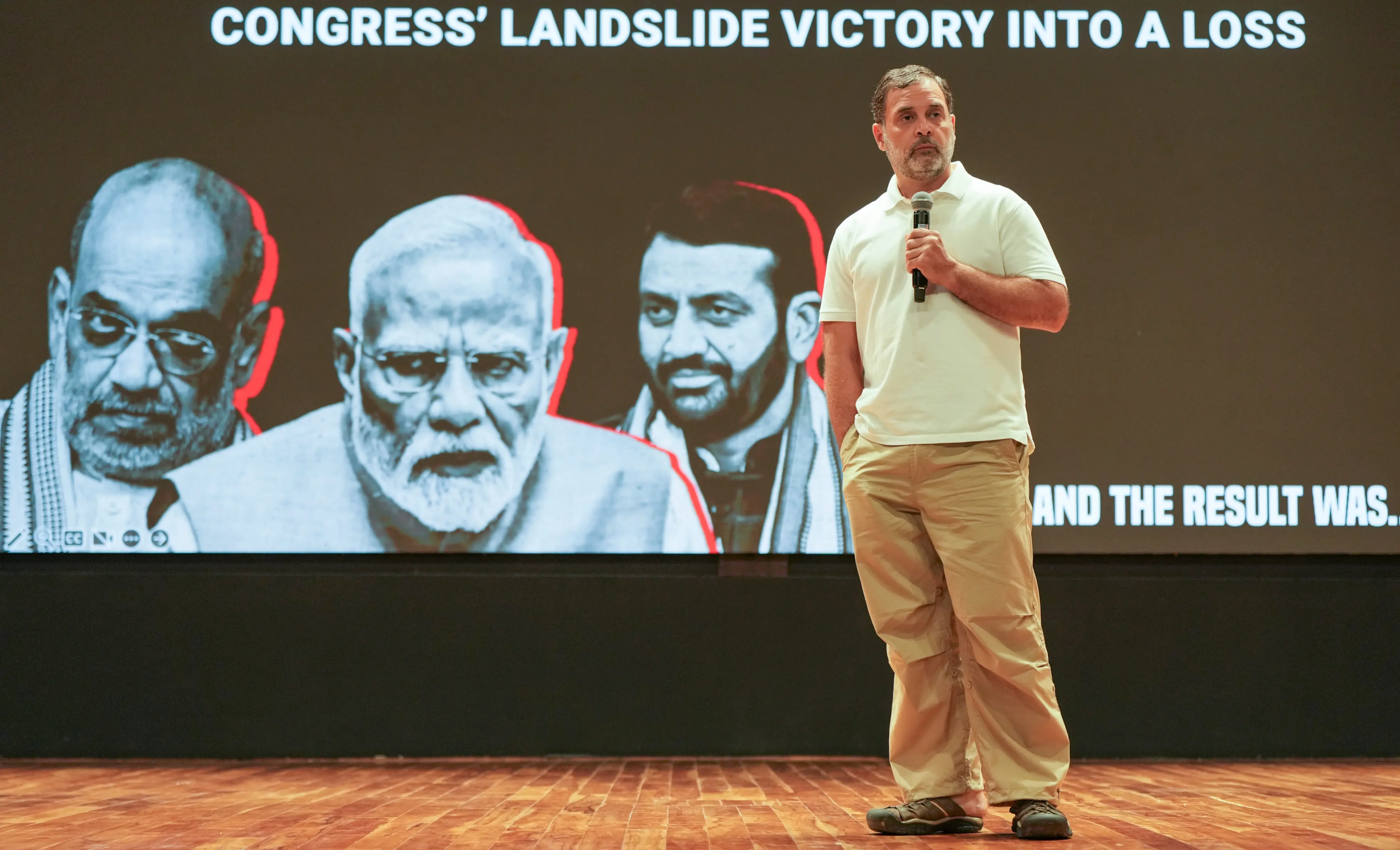 LoP in the Lok Sabha and Congress leader Rahul Gandhi addresses a press conference, in New Delhi, Wednesday, Nov. 5, 2025. | Photo: PTI