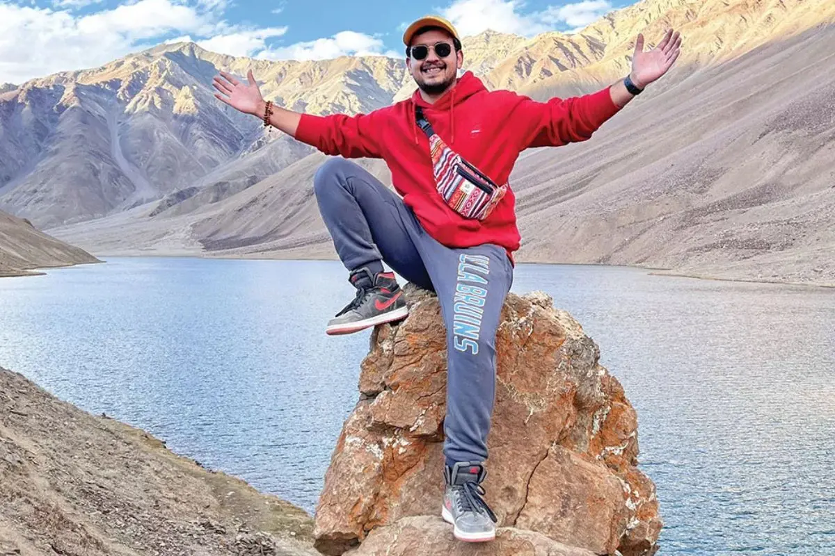 Popular Dubai-based travel influencer and photographer Anunay Sood, seen here during one of his recent shoots, passed away at the age of 32. Photo: Instagram
