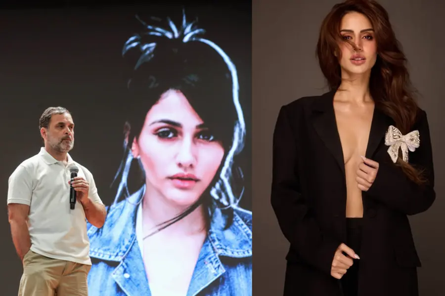 Brazilian model Larissa Bonesi whose photo was allegedly misused 22 times in the Haryana election voter list