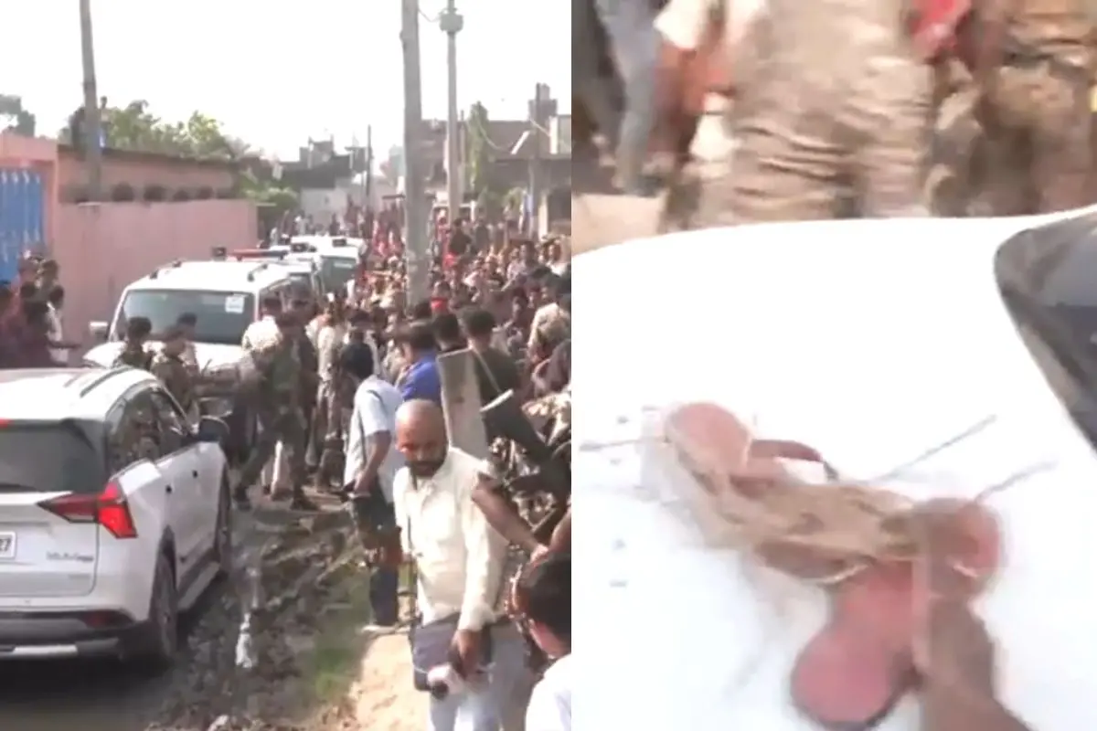 Bihar Deputy CM Vijay Kumar Sinha`s convoy attacked