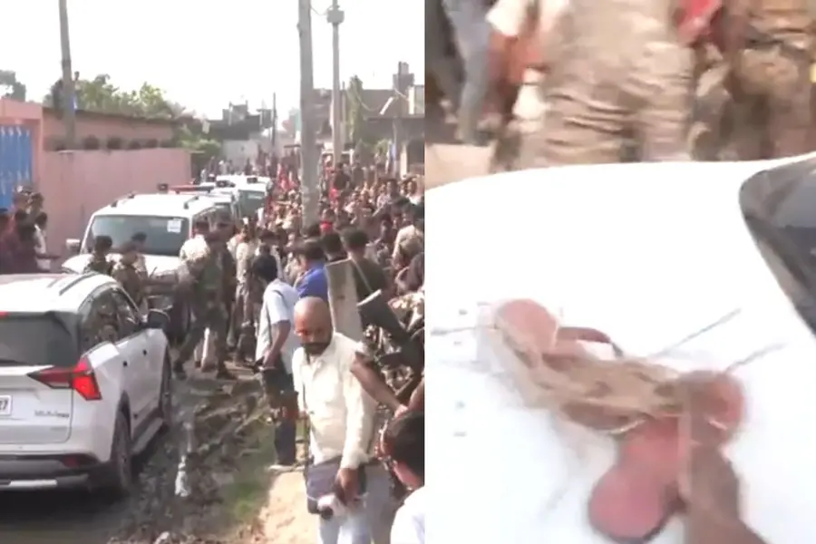 Bihar Deputy CM Vijay Kumar Sinha`s convoy attacked