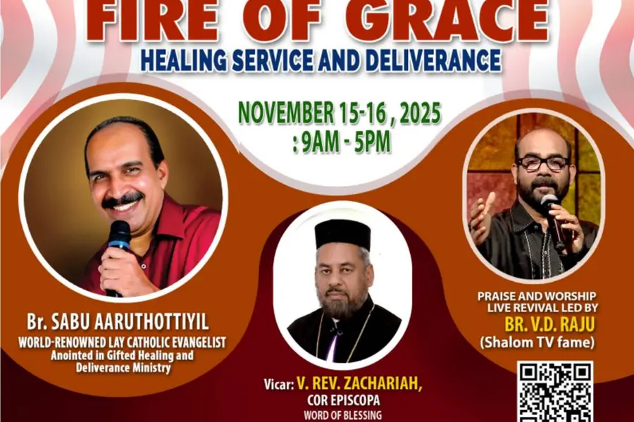 ഹൂസ്റ്റണില് പരിശുദ്ധാത്മാഭിഷേക ധ്യാനം നവംബര് 15, 16 തീയതികളില്