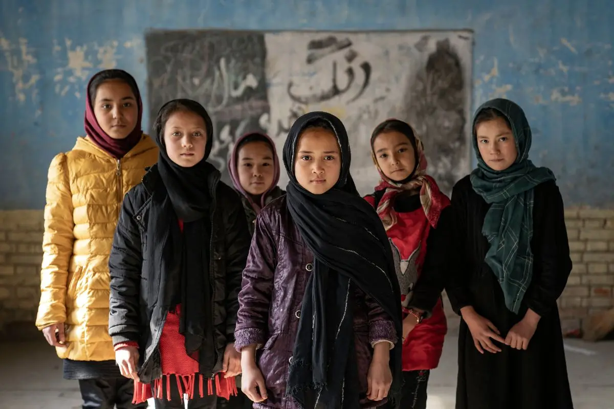 Afghan schoolgirls pose for a photo in a classroom in Kabul, Afghanistan, Thursday, Decembetr 22, 2022 | File photo: AP