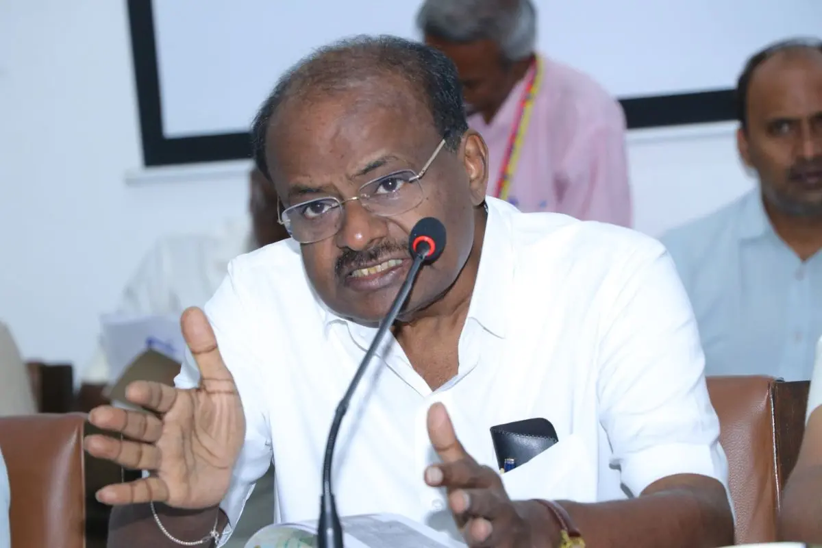 JD(S) leader and Union Minister H D Kumaraswamy | Photo: @hd_kumaraswamy on X