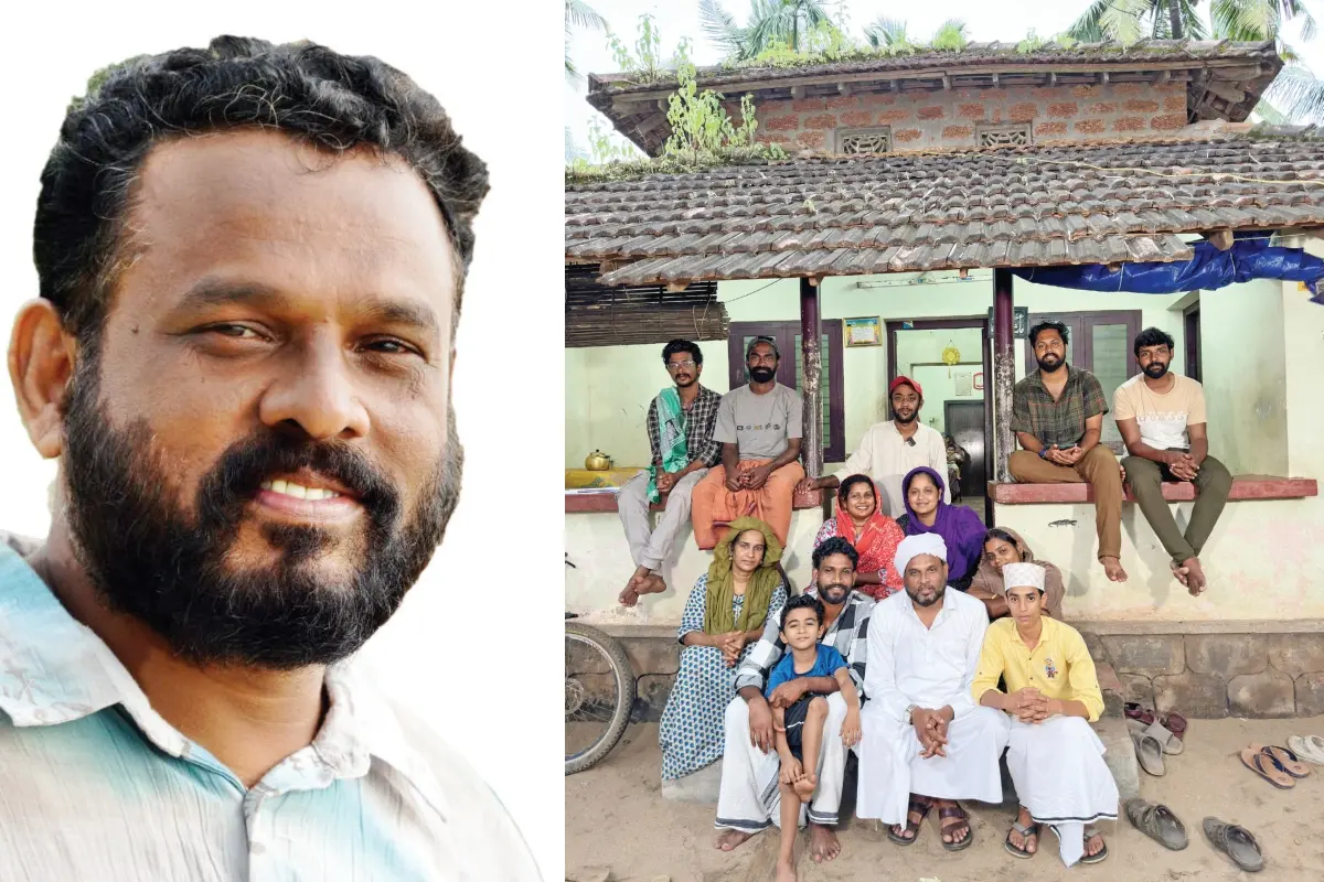 കുമാര്‍ സുനില്‍, ഫെമിനിച്ചി ഫാത്തിമ സിനിമാചിത്രീകരണത്തിനിടെ കുമാര്‍ സുനിലും മറ്റ് അഭിനേതാക്കളും | Photo: Special Arrangement