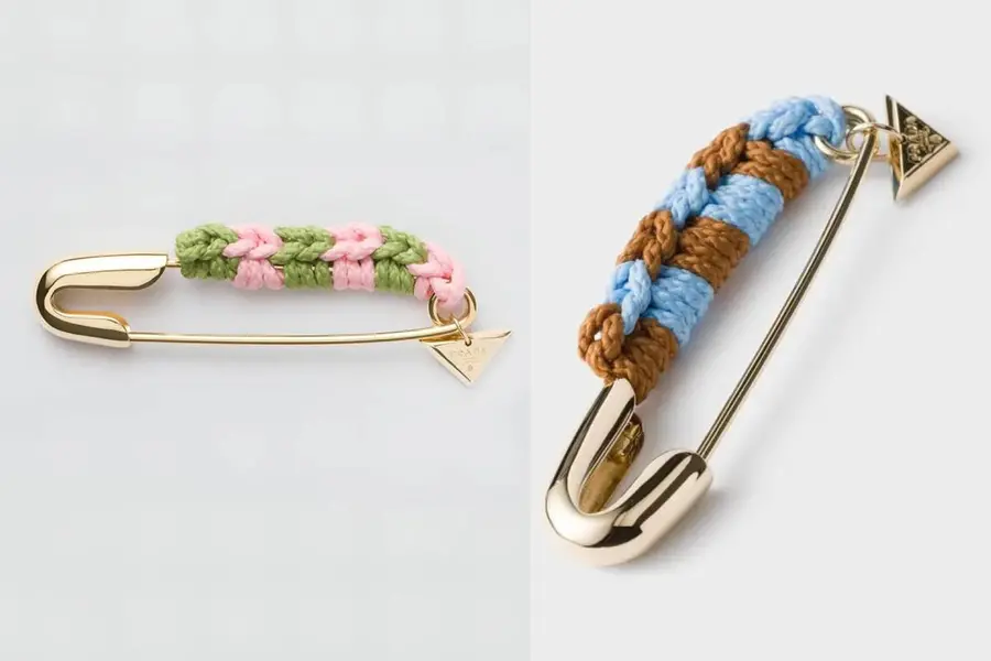 safety pin prada