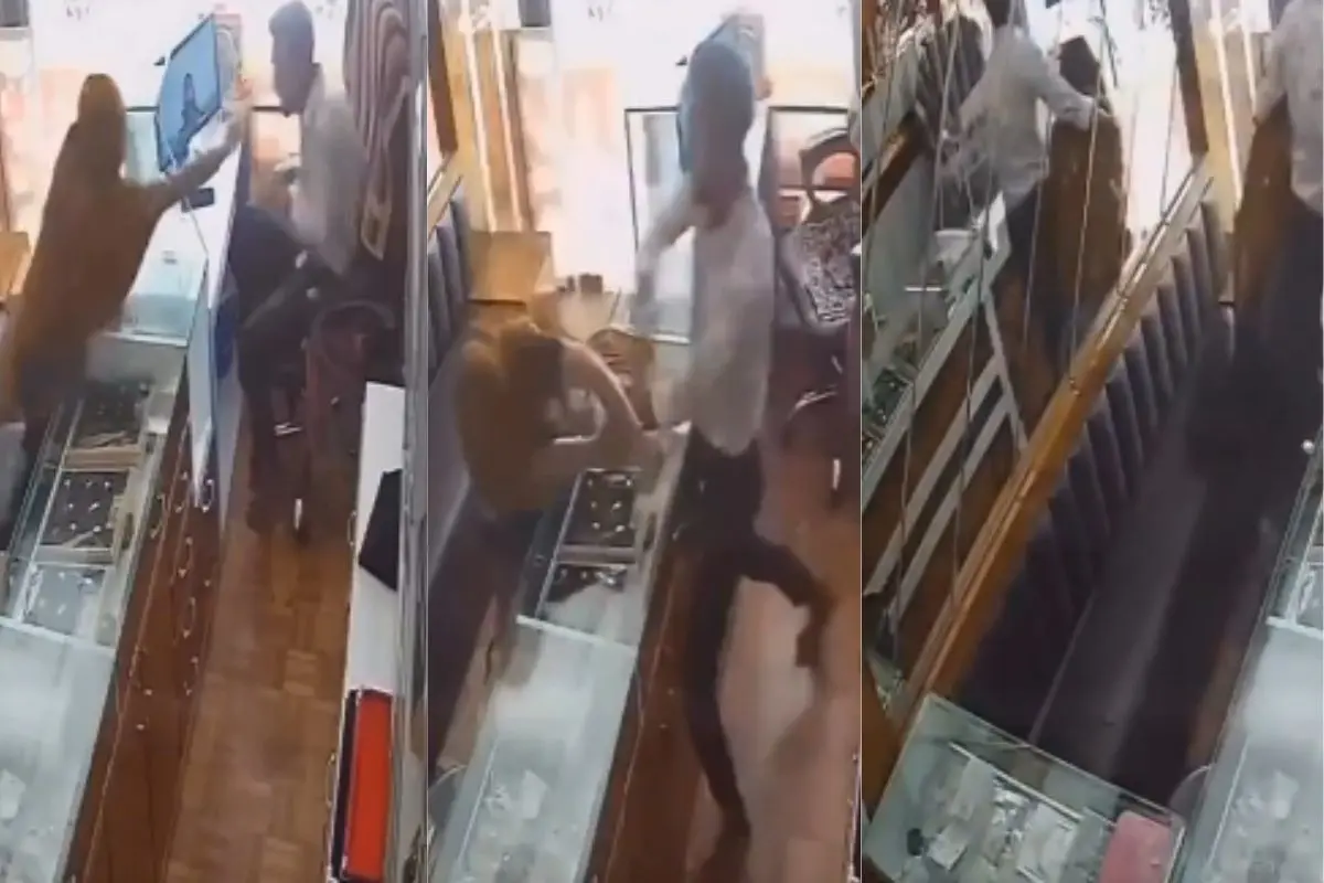 Photo: X video screengrab of CCTV footage
