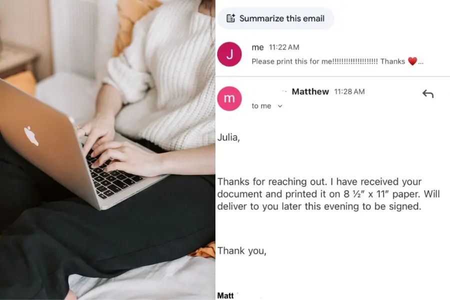 From ‘I love you’ to ‘thanks for reaching out’: Boyfriend’s corporate tone turns romantic email into comedy