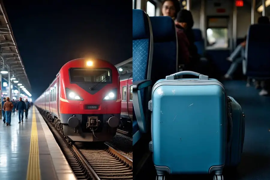 missed train luggage
