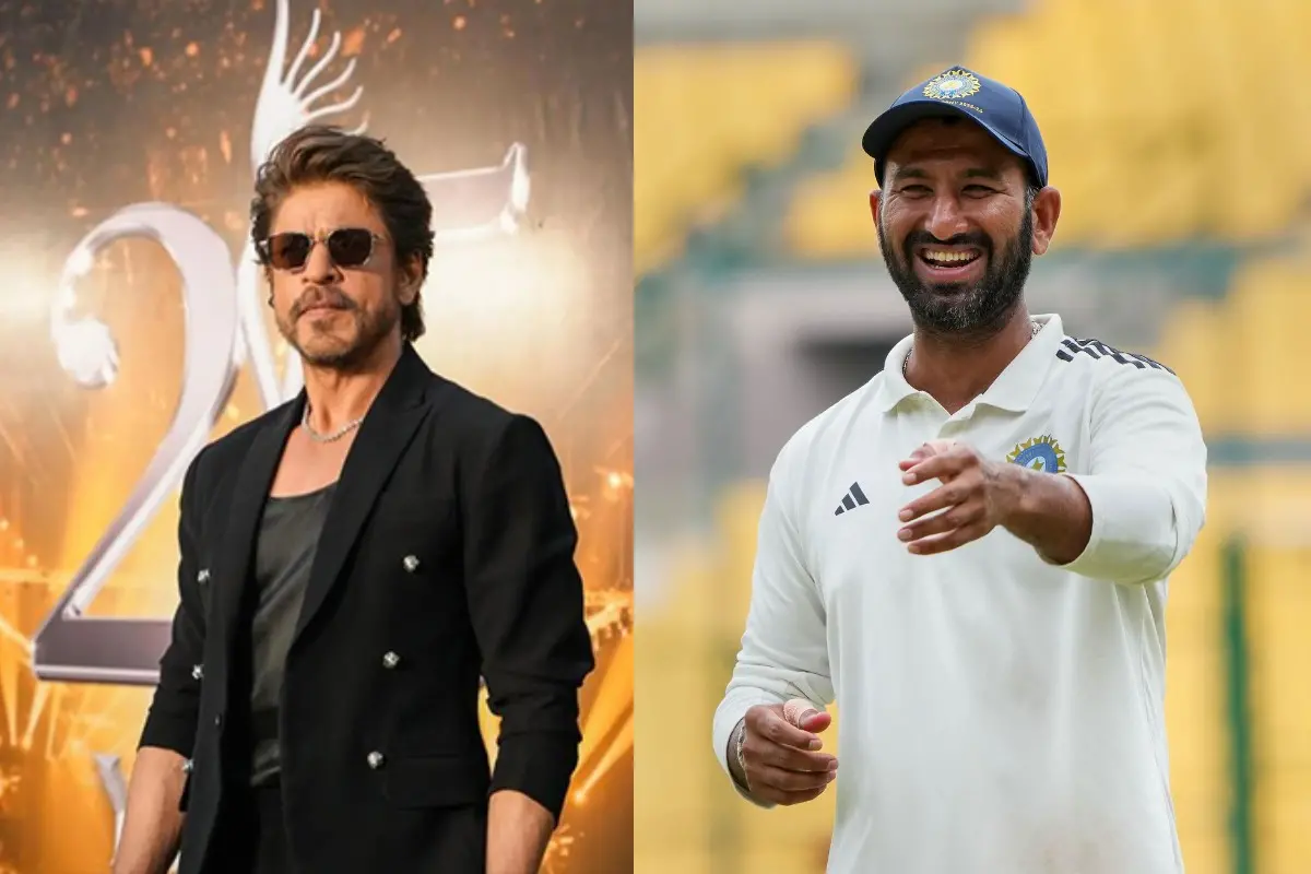 ShahRukh Khan, Cheteshwar Pujara | File Photo