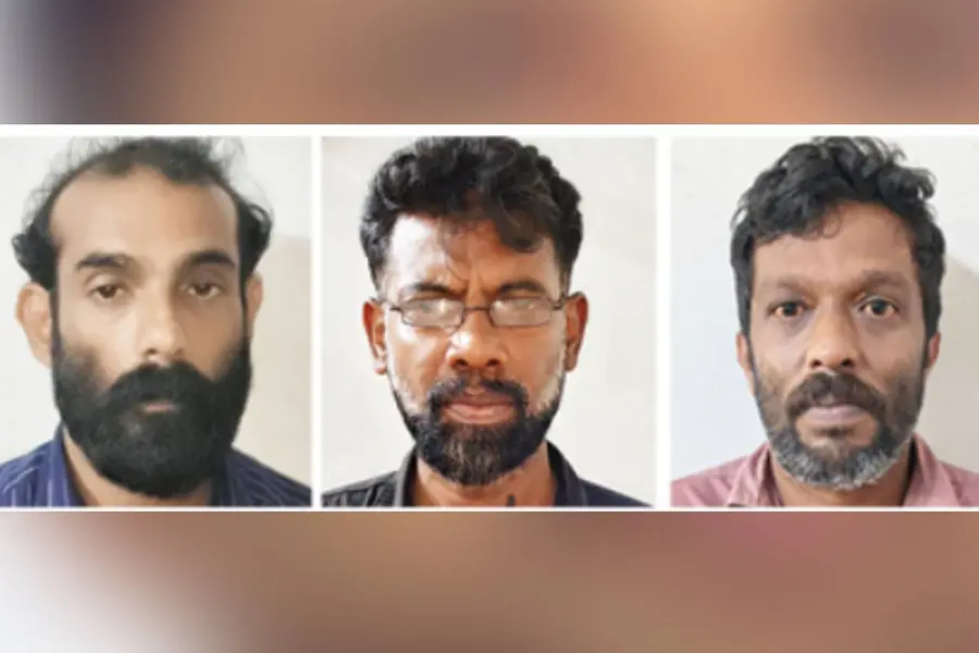 ബസ്സിൽ വെച്ച് വയോധികന്റെ 3.75 ലക്ഷം കവർന്ന കേസിൽ മൂന്നുപേർ അറസ്റ്റിൽ
