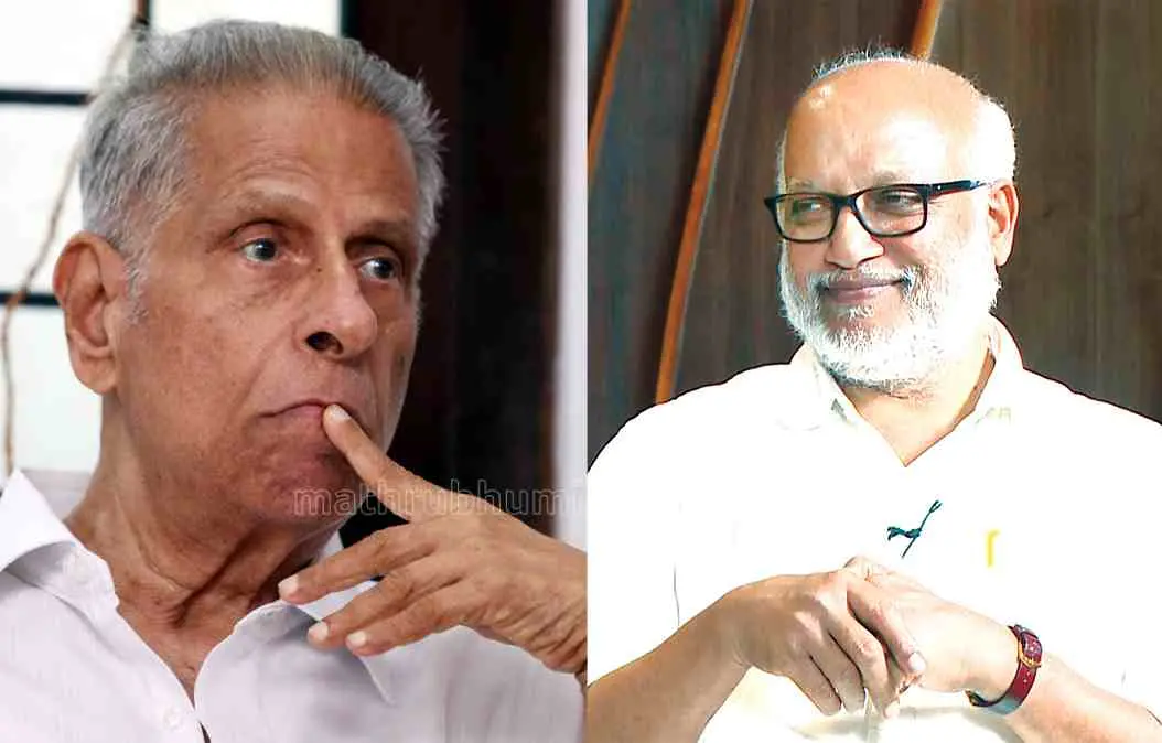 എം.വി.രാഘവൻ, എം.എ.ബേബി |ഫോട്ടോ:മാതൃഭൂമി