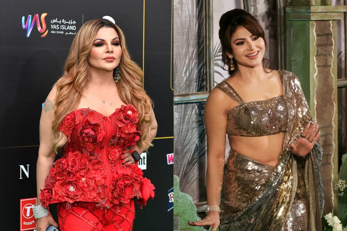 Rakhi Sawant, Urvashi Rautela | Photo: AFP, PTI