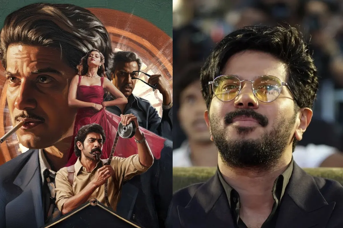 'Kaantha' movie poster; Dulquer Salmaan | Photo: Facebook/ Dulquer Salmaan, Wayfarer Films