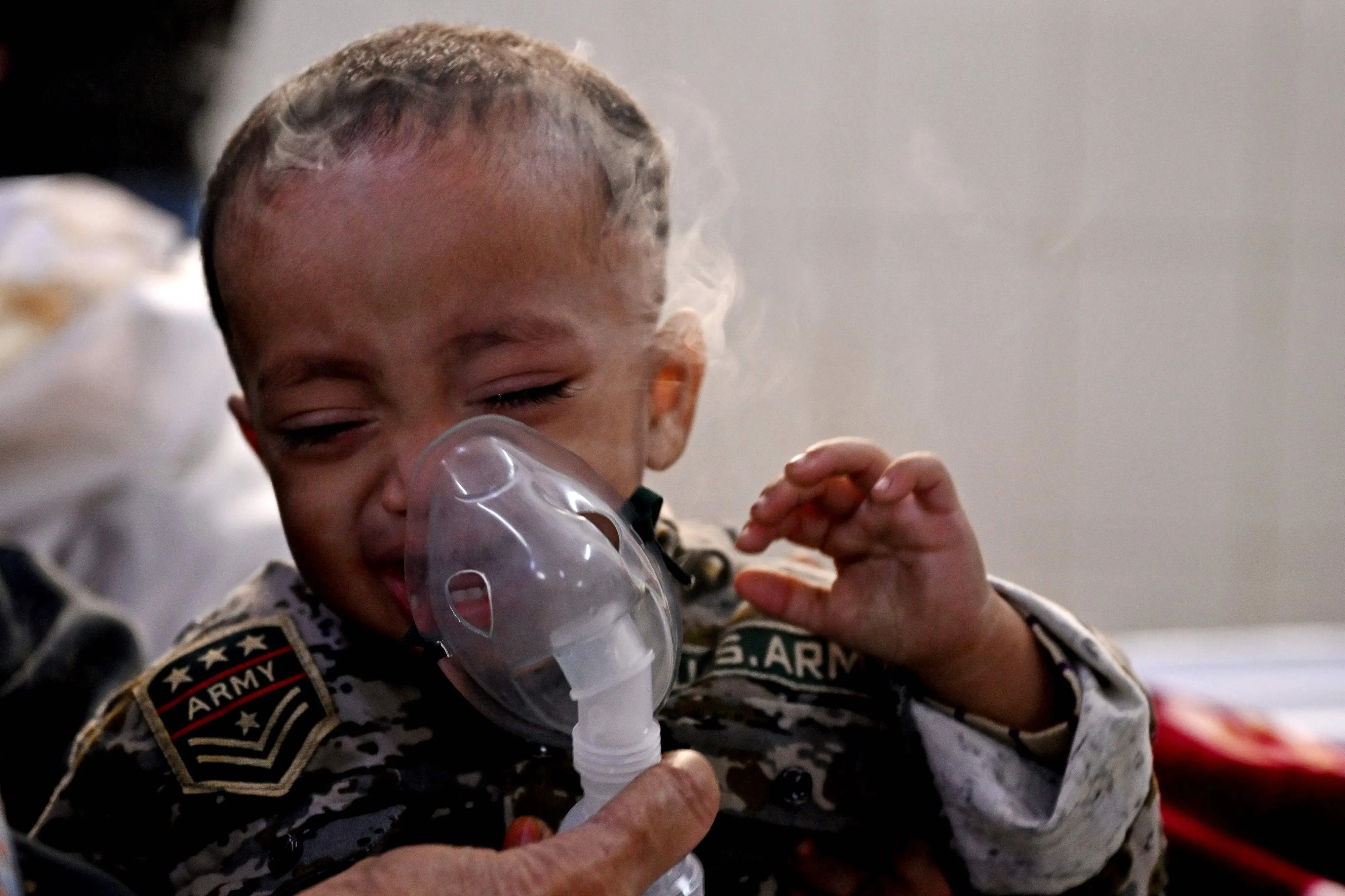 Delhi's foul air severely impacts children that struggle to breathe, many with complaints of asthma and pneumonia, diseases that spike as pollution peaks in the city | File photo: AFP