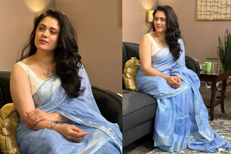 ആരാണ് ഇന്റർനെറ്റ് തിരയുന്ന ഗിരിജ ഓക്ക്; ട്വിറ്റർ സെൻസേഷനായി മാറിയ ബ്ലൂ സാരിയ്ക്കുപിന്നിലെ താരം