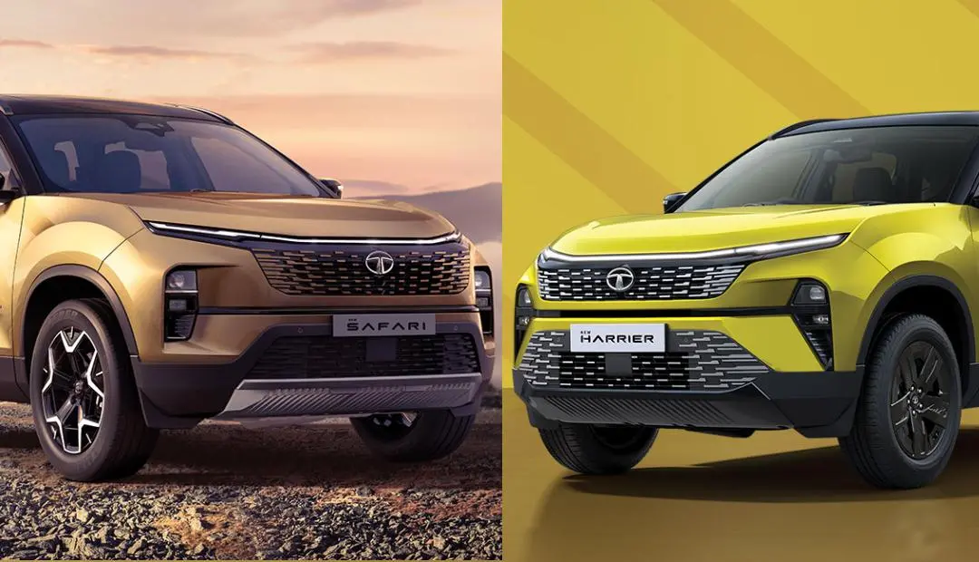 ടാറ്റ ഹാരിയറും സഫാരിയും | Photo: Tata Motors