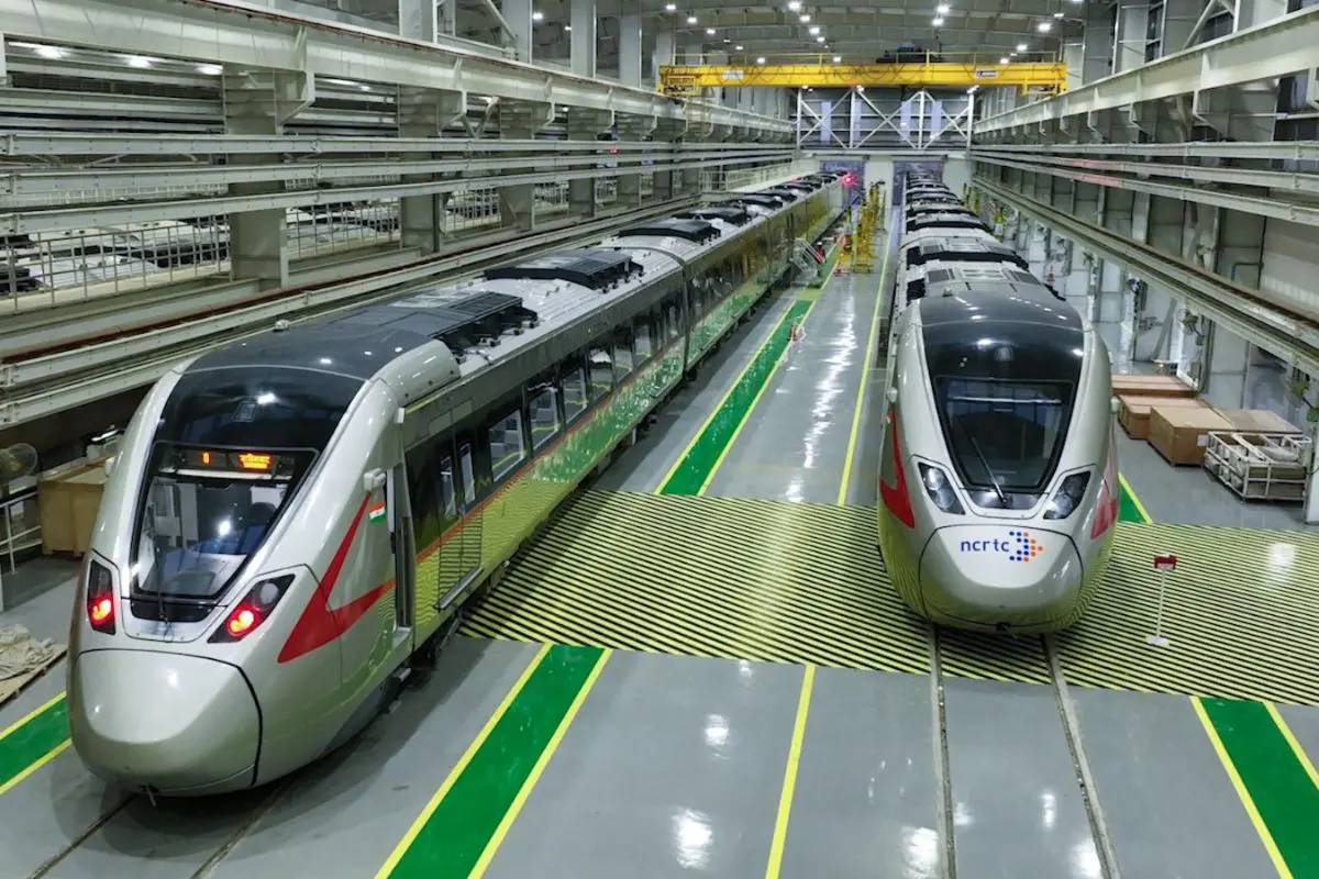 File Photo: An inside view of India's first RRTS that will run in the Delhi-Meerut section | ANI