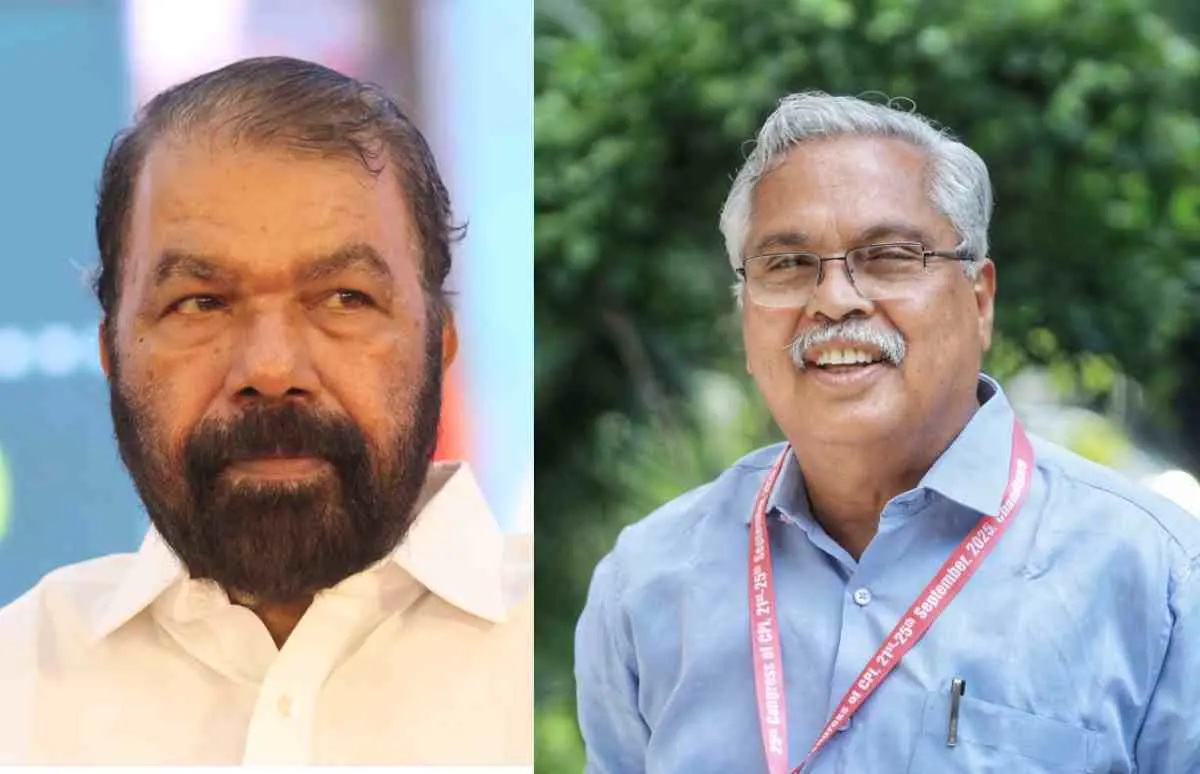 വി.ശിവൻകുട്ടി, ബിനോയ് വിശ്വം |ഫോട്ടോ:മാതൃഭൂമി