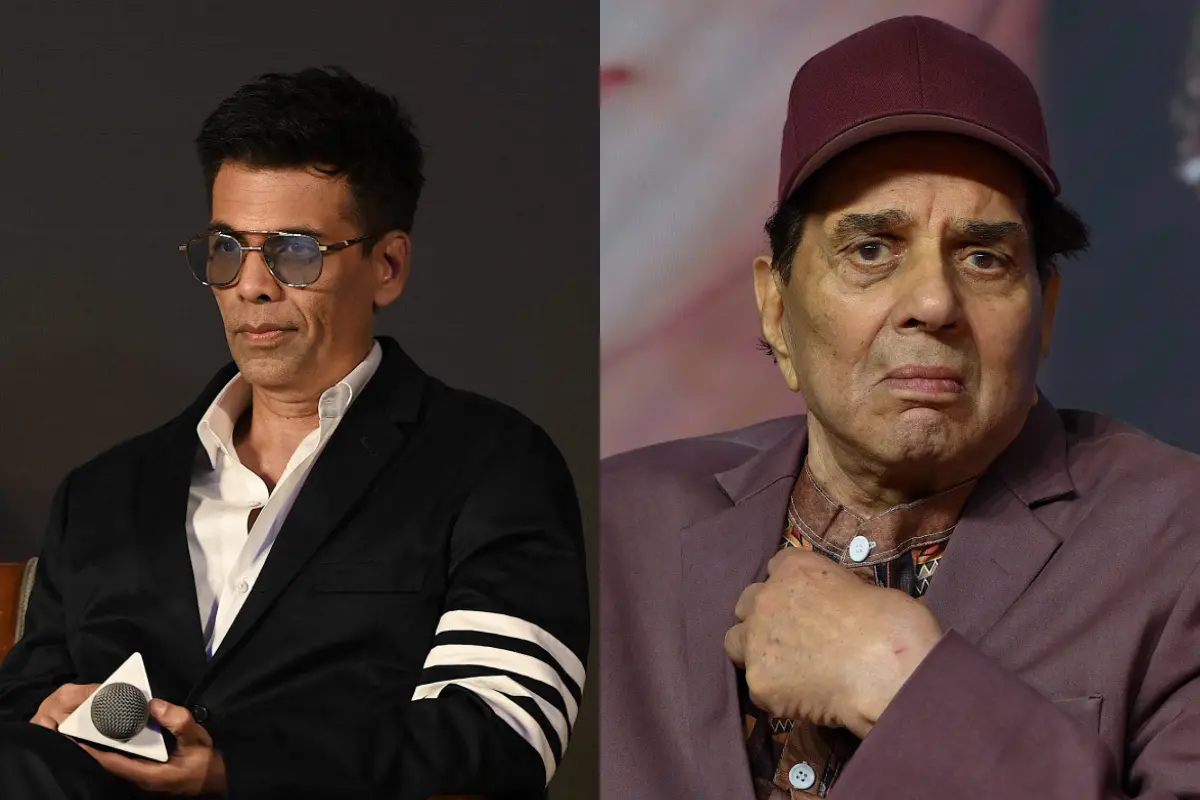 Karan Johar, Dharmendra | AFP