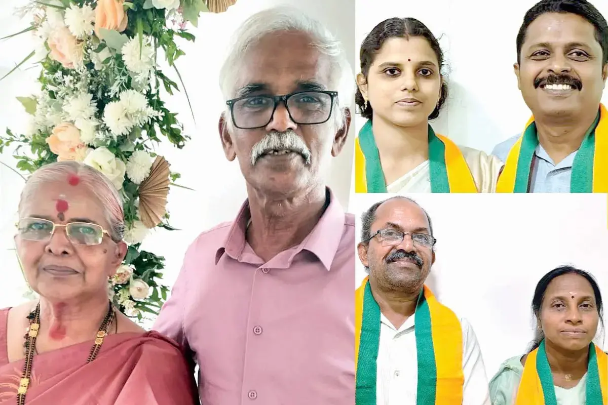 Anita Shine and A.R. Shine, M.K. Satheesh and Sajitha, M.R. Rajni and N. Sreekanth