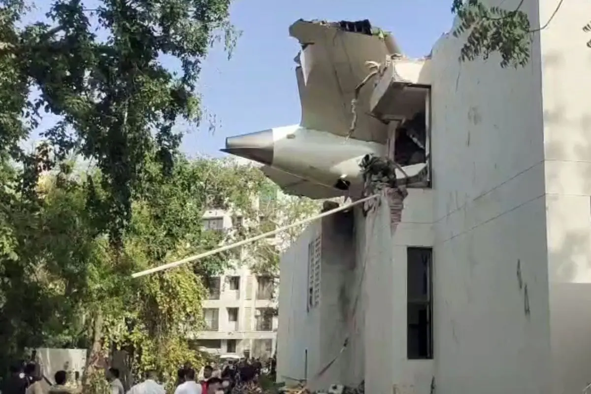 Ahmedabad Air India plane crash | Photo: ANI