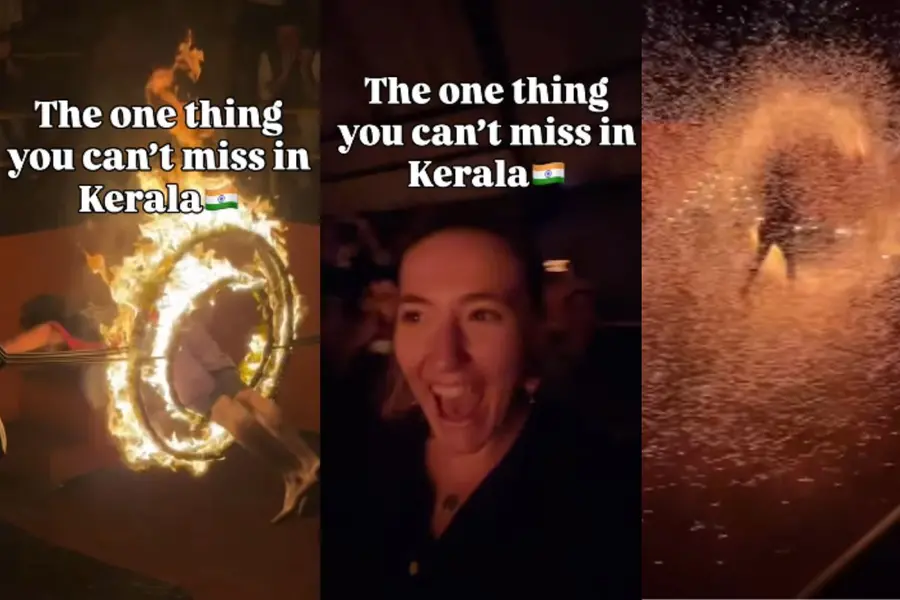 WATCH | Travel vlogger’s viral first reaction to Kalaripayattu performance in Kerala