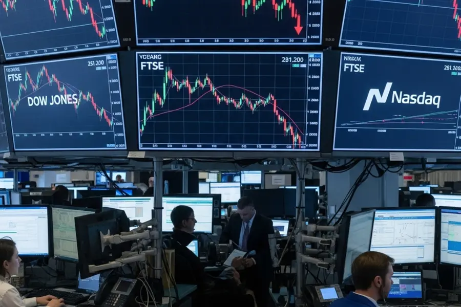 Global stocks stumble despite end of US government shutdown