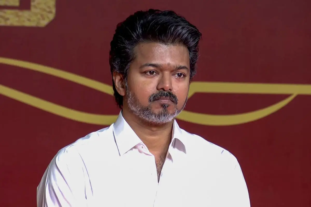 Actor and founder of Tamilaga Vettri Kazhagam (TVK) party Vijay