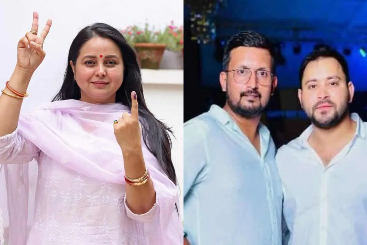 രോഹിണി ആചാര്യ, റമീസ് ഖാനും തേജസ്വി യാദവും | Photo: ANI & x.com/deep1972_