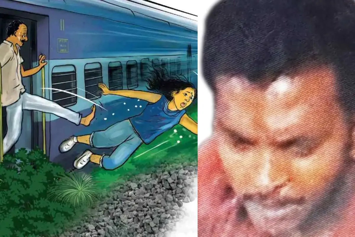 CCTV footage shows the rescuer