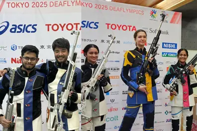 Dhanush Srikanth wins India's first gold at Deaflympics Tokyo with new world record