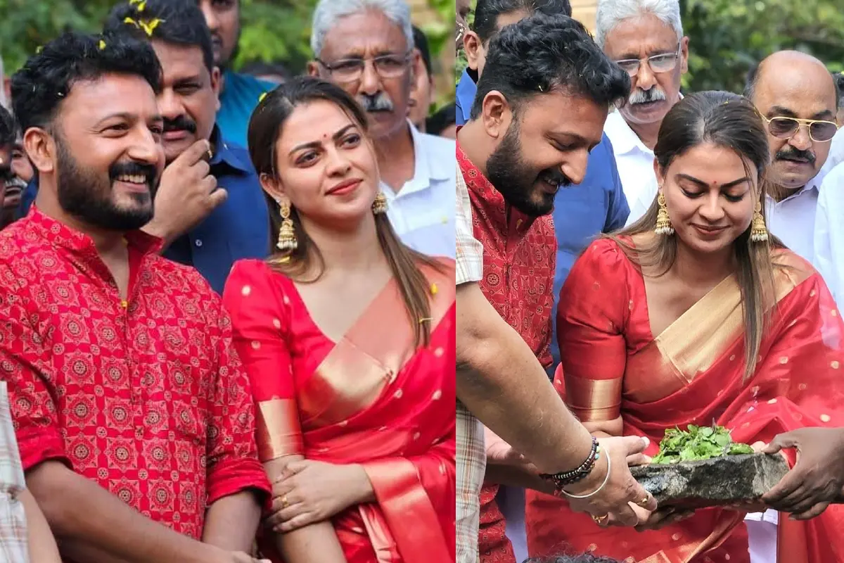 രാഹൂല് മാങ്കൂട്ടത്തിലിനൊപ്പം അനുശ്രീ | Photo: facebook/ palakkad mla