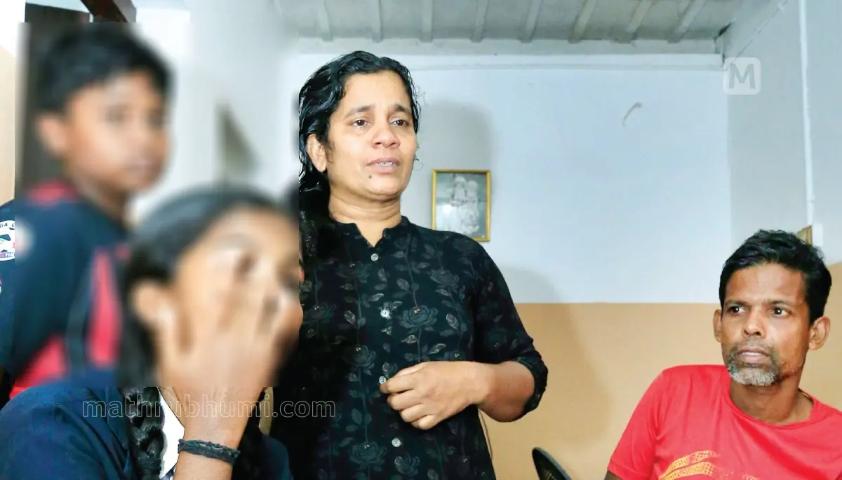 അനിയൻ നവനീത്, അമ്മ ഷിജിന, അച്ഛൻ സ്മിജു എന്നിവർക്കൊപ്പം സനൂന |ഫോട്ടോ: പി. കൃഷ്ണപ്രദീപ്