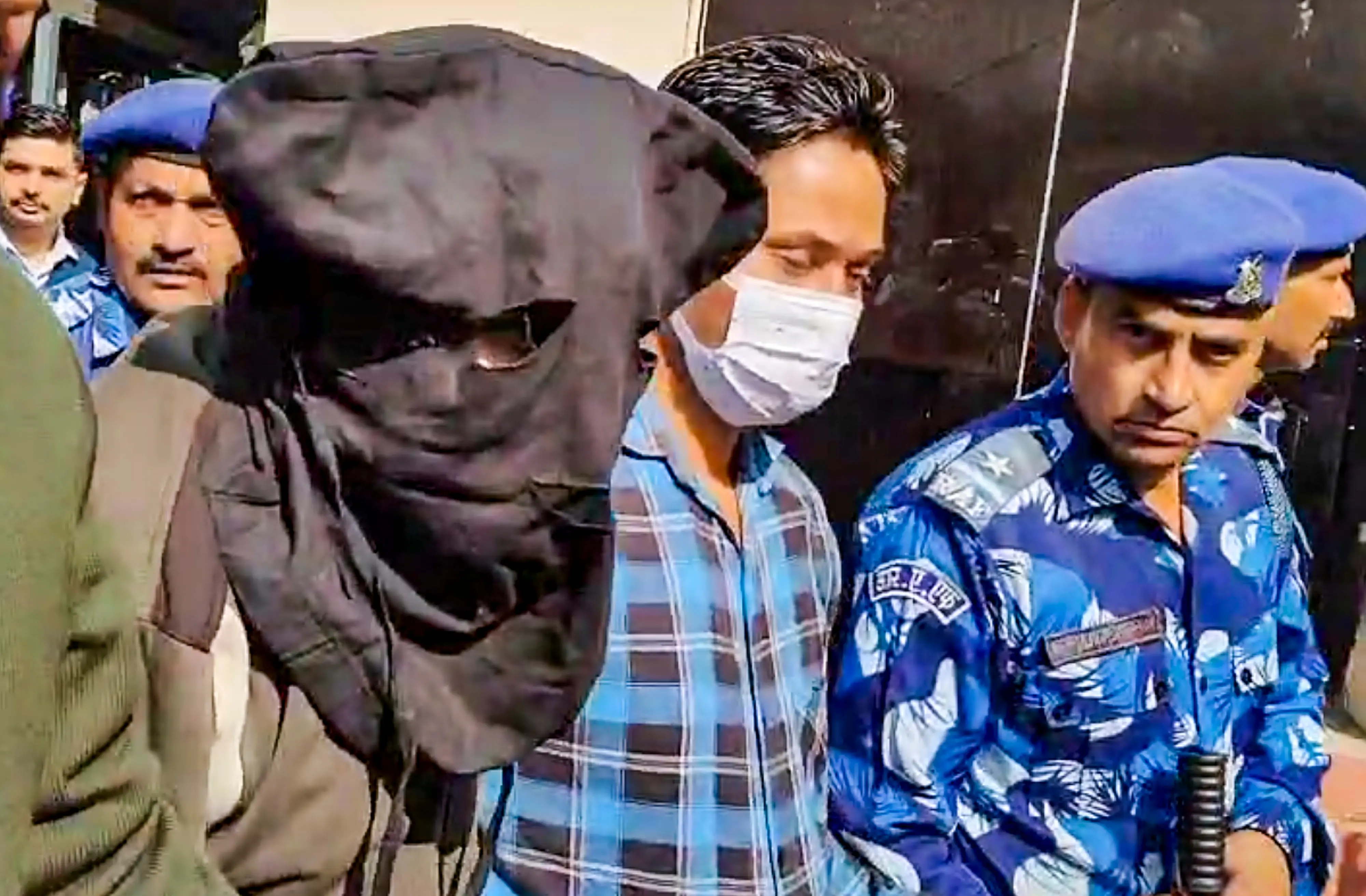 Accused Amir Rashid Ali, in whose name the car involved in the blast near the Red Fort was registered, at Patiala House Court in New Delhi | Photo: PTI