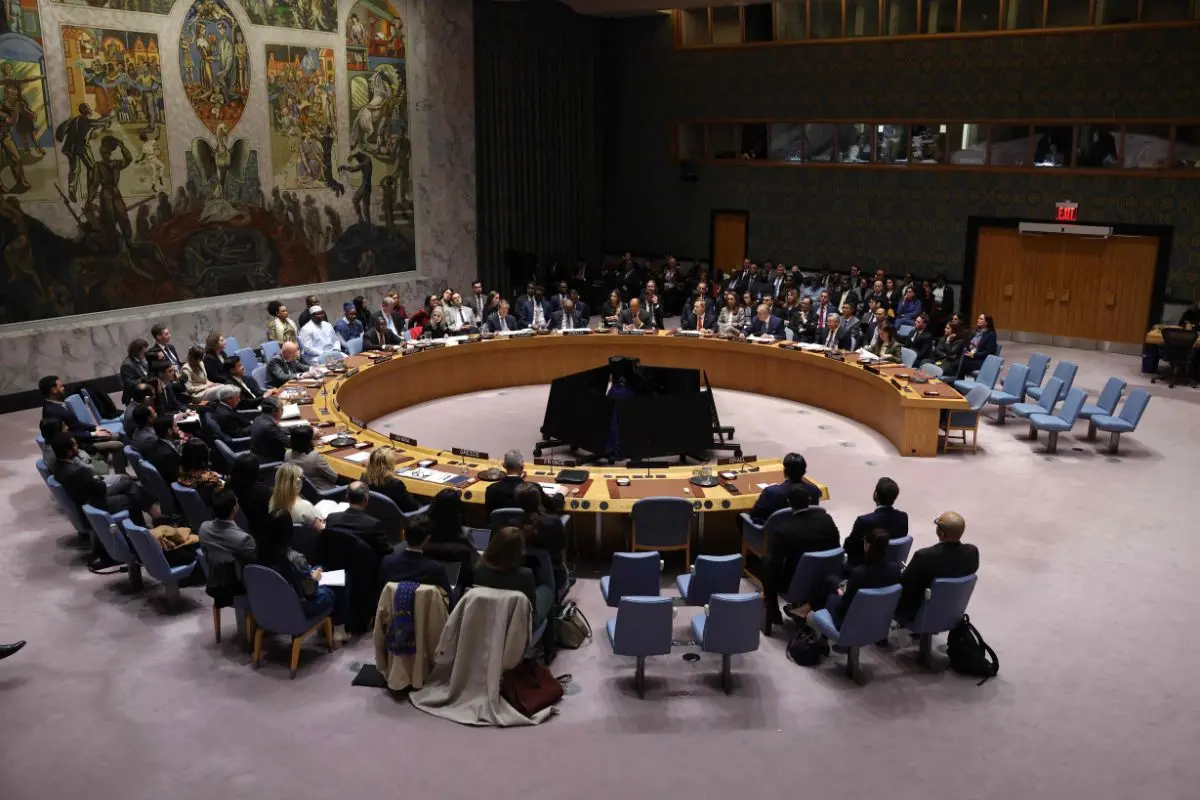 Ambassadors and representatives to the United Nations meet at the UN Security Council to vote on a US resolution on the Gaza peace plan at the UN Headquarters in New York City, November 17, 2025 (Photo: AFP)