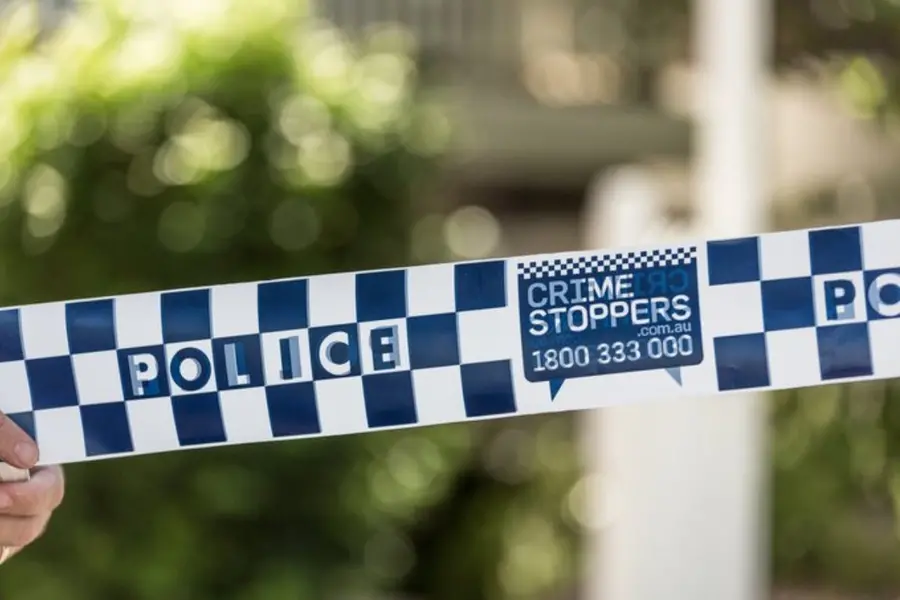 Australian Police barricade tape