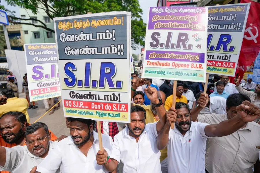 SIR PROTEST TAMIL NADU