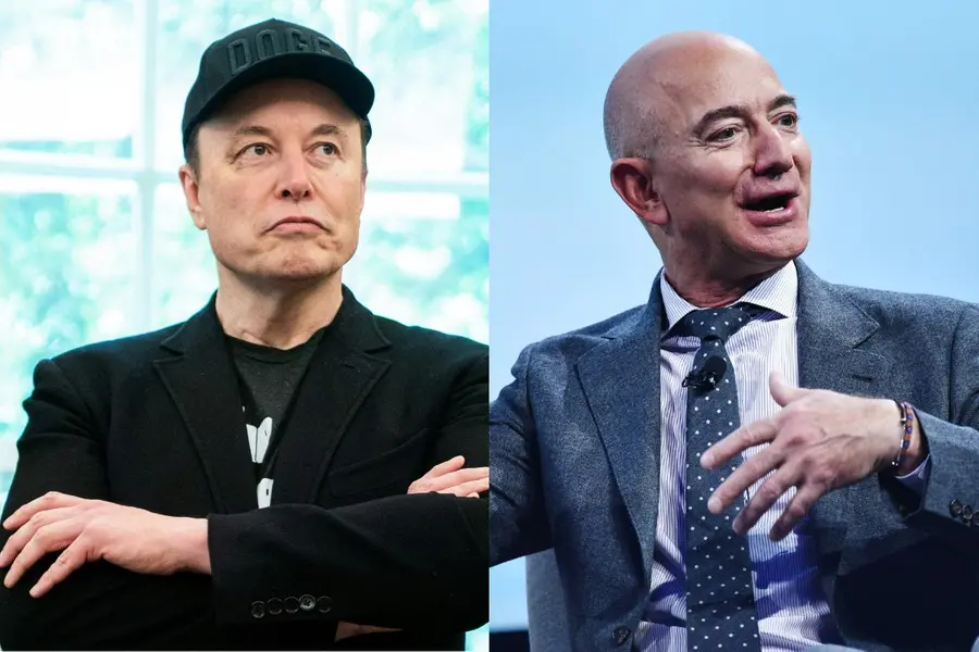 Elon Musk and Jeff Bezos