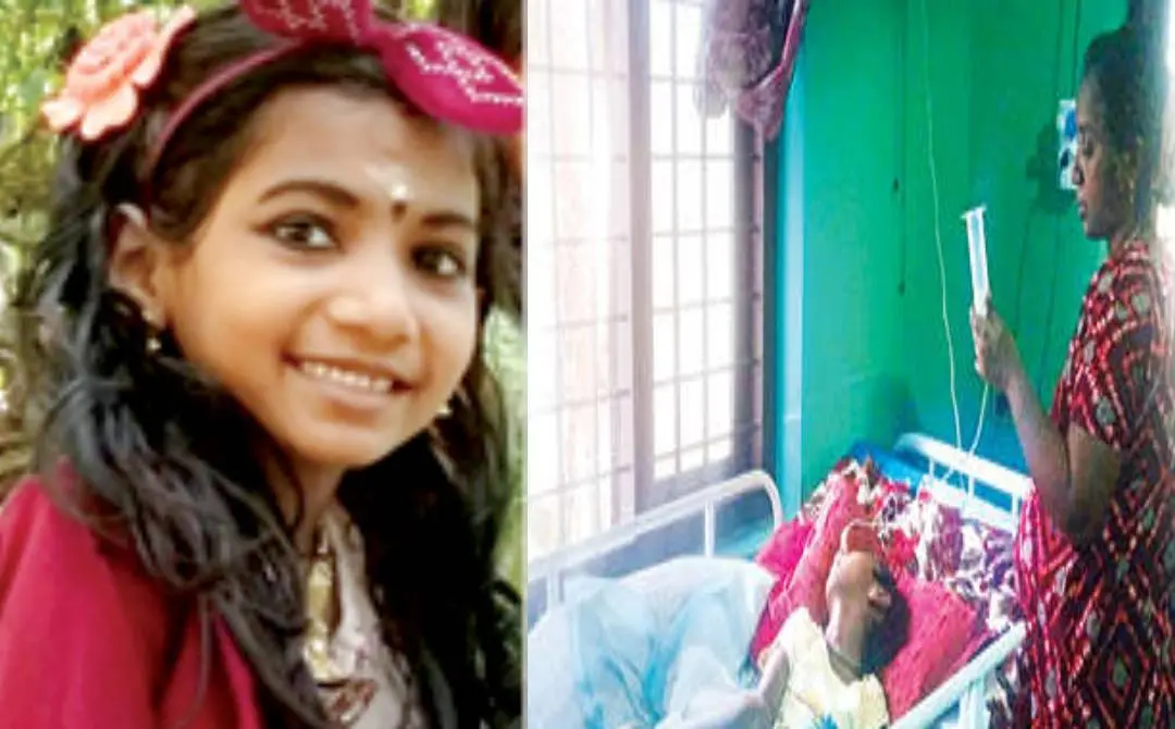 ദൃഷാന (ഫയൽച്ചിത്രം) കൊളായ്‌താഴത്തെ വാടകവീട്ടിൽ ദൃഷാനയും അമ്മ സ്മിതയും