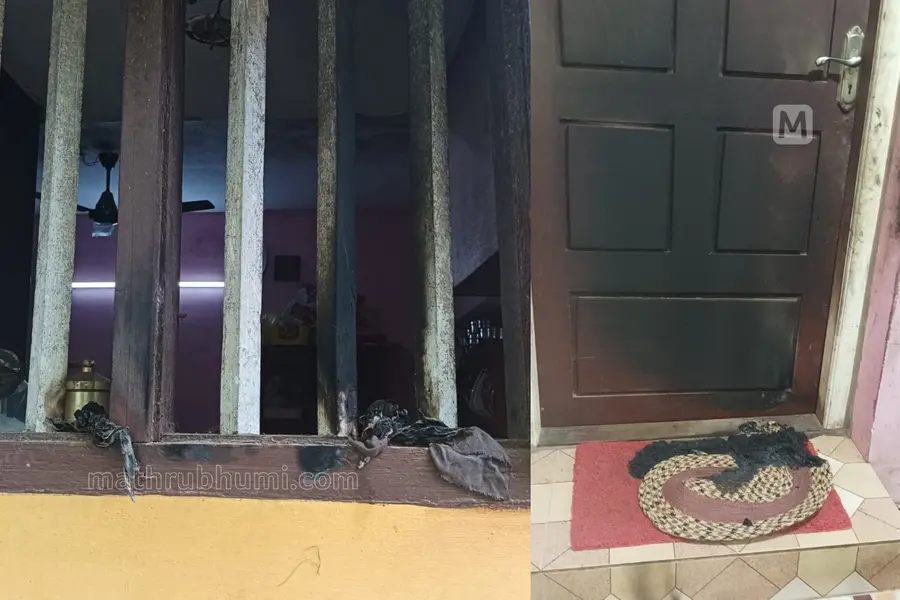 ചിറയിൻകീഴില് ബിജെപി സ്ഥാനാര്ഥിയുടെ വീടിന് തീവെച്ചു; പിന്നില് സിപിഎമ്മെന്ന് ആരോപണം